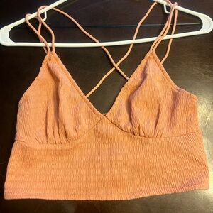 Coral tank top